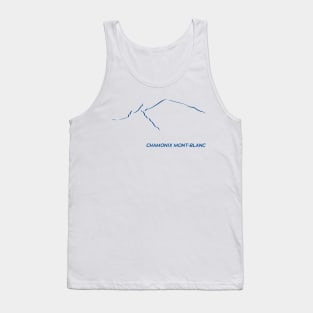 Chamonix Aiguille du Midi Mont Blanc Tank Top